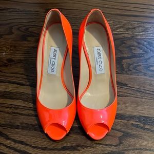 Jimmy Choo open toe heel